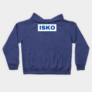 White and Blue Isko Moreno for President 2022 Kids Hoodie